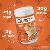 Quest Nutrition Cinnamon Crunch Protein Powder, 20g Protein, 2g Net Carb, 1g Sugar, Low Carb, Gluten Free, 1.6 Pound, 24 Servings