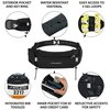 Fitletic Running Belt with Side Pocket, Loops for Energy Gels, Race Bib Number Holder. Waist Pack Water Resistant Phone Holder. Model Ultimate II
