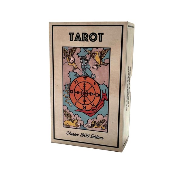 Vieux Monde Express Classic 1909 Tarot Deck & 88 Page Guide | Made in USA