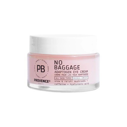 Provence Beauty No Baggage Adaptogen Eye Cream – For Fine Lines – Moisturizing Eye Cream Hydrates and Depuffs – Dark Circle Eye Cream – Firms Skin