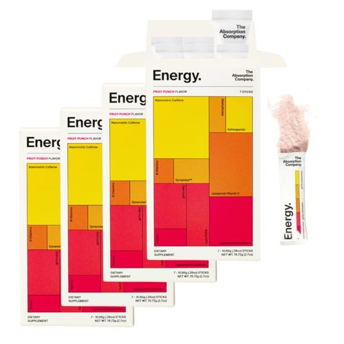 The Absorption Company - Energy Supplement - Fruit Punch (28 Pack)