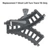Replacement Part for Fisher-Price Thomas and Friends Trackmaster Train Playset BHY57 and BDP15 - Gray Y Short Left Turn Track YS