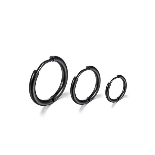Surgical Stainless Steel Hoop Earrings 8mm/10mm/12mm Small Huggie Hoop Earrings for Women and Men