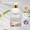 THERAPINA Aromatherapy Luxury Liquid Hand Soap – Vegan, Moisturizing Hand Wash with Aloe Vera, Botanical Oils, Honeysuckle Amber Scent – Fancy Liquid Hand Soap for Bathrooms, Kitchen, More, 16 Oz.