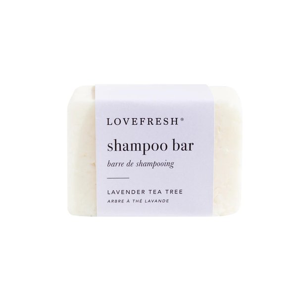LOVEFRESH - All Natural Shampoo Bar | Handmade, All-Natural, Non-Toxic, Clean Beauty (Lavender Tea Tree, 6.5 oz | 185 g)