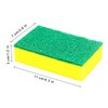 Sponge Individually Wrapped 24 Pack Kitchen Dishwashing Sponge, Non Scratch Scouring Pad, Odor-Free Sponge Wipes for Travel Apartments