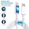 【Apple MFi Certified】iPhone Charger Fast Charging,3Pack Apple Charger Adapter Super Fast Charger iPhone 6FT USB C to Lightning Cable Cord for iPhone 14 Pro Max/14 Plus/13 MiNi/13/12/11/10/X/SE/AirPods