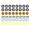 HiSport Fuel Injector Seal Kits Rebuild Set Include O-rings, Pintle Caps, Seal Spacers, Filter Baskets with 1pcs Filter Removal Tool [8 Set]