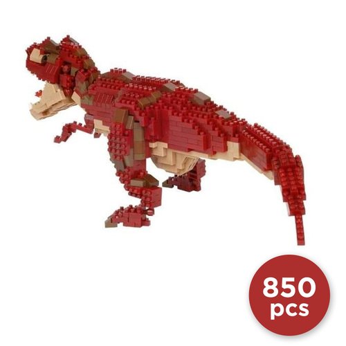 nanoblock - Dinosaurs - Dinosaur Deluxe Edition Tyrannosaurus Rex, Advanced Hobby Series Building Kit