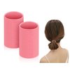DS. DISTINCTIVE STYLE Hair Rubber Bands 50 Pieces 2.5 mm Elastic Hair Bands Hair Ties Ponytail Holders - Pink