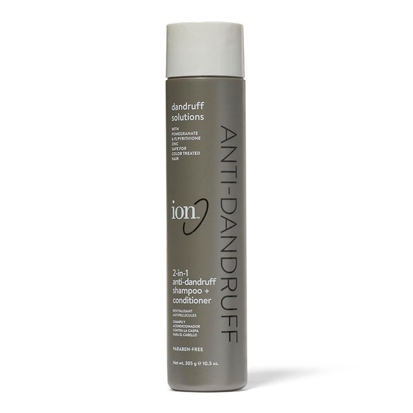ion 2 in 1 Anti Dandruff Shampoo & Conditioner, Gently Cleanses, All Hair Types, Relieves Irritation, Itching, and Flaking, Vegan, Paraben Free