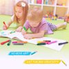 MayMoi Tempera Paint Sticks, Bright Colors Tempera Paint Sticks Quick Drying, Easy to Color and Washable Paint Crayons for Kids and Students (24 Colors)