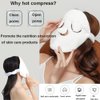 Angzhili 2 Pcs Hot Compress Face Towel Masks, Reusable Facial Steamer Towel for Hot Cold Skin care,Moisturizing Face Steamer, Beauty Facial Towel for Home and Beauty Salon