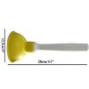 NewFerU Small Plunger Pump Liquid Plumber Clog Remover Cleaner Unclogger Tool for Toilet,Kitchen Sink Drain,Bathroom Shower Tub With Portable 4 Inch Cup and 9 Inch Handle (Yellow)