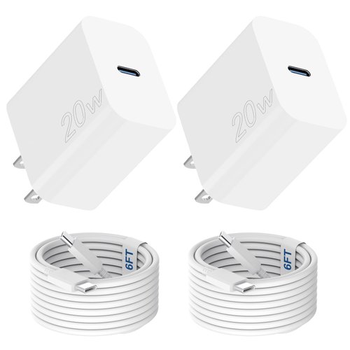 i-Phone 16 15 Pro Max Charger Fast Charging,20W USB C Fast Charger Block i-Phone 16 15 Charger Cord 6FT USB C Charging Cable for i-Phone 16 15 Pro Max/15 Pro/15/15 Plus,iPad Pro 12.9"/11",i-Pad Air