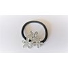 Generic Crystal triple flower shaped hair tie pony tail holder scrunchie