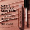 FOCALLURE Ultra Matte Liquid Lipstick,Longwear Rich Lip Colors,Easy to Create a Sexy Lips with High-grade Formula,Long Lasting Waterproof Lipstick Make Up (#20 FLITTER)