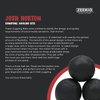 Zeekio Juggling Balls Josh Horton Pro Series - [Set of 3] 12-Panel, Synthetic Leather with Millet Filled, with Plastic Beans, (White)