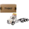 Diecast Masters International HX620 Day Cab Tridem Tractor White 1/50 Diecast Model