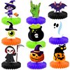KatchOn, Halloween Honeycomb Centerpieces - Pack of 9 | Halloween Party Table Decorations | Halloween Party Table Centerpieces for Kids Halloween Birthday Party Decorations | Halloween Table Decor
