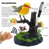 Tipmant Cute Electronic Pets Simulation Sparrow Bird Can Move Chirp Pen Holders Office Home Decor Ornament Kids Toys Birthday Gifts