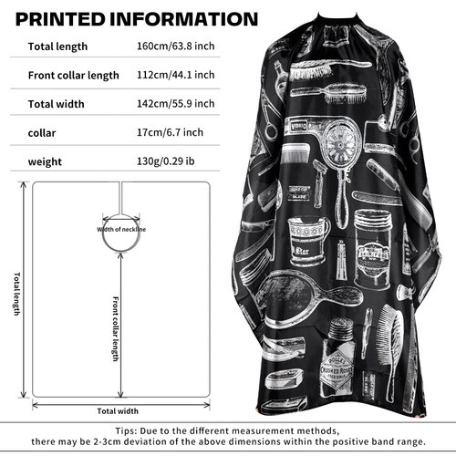 Barber Cape Hair Cutting Cape Waterproof Barber Cape for Men Hair Cutting Capes for Adults Hair Cape for Haircuts Salon Capes for Hair Stylist Cape for Hair Cutting Capes for Hair Stylist