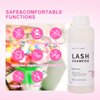 Arison Eyelash Eyelash Extension Shampoo 600ml / Eyelid Foaming Cleanser/Wash for Extensions and Natural Lashes/Paraben & Sulfate Free Safe Makeup & / Professional & Self Use (Bubble Gum)