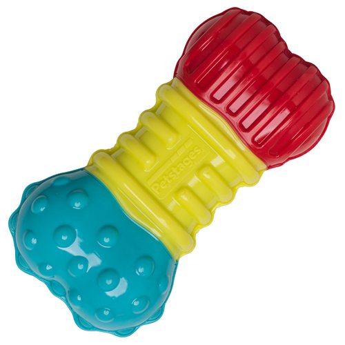 Petstages Multi-Squeak Bone Dog Chew Toy, Multicolor
