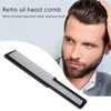 6 Pieces Hair Cutting Comb for Women, Professional Barber Combs Set All Purpose Clipper Comb Hairstylist Hair Comb for Men Stylists Home Salon (Black, White and Red)