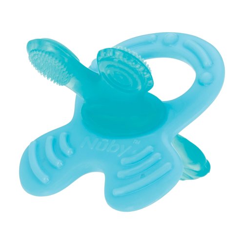 Nuby Chewbies Multi-Textured Silicone Teether - 3+ Months - Baby Teething Toy