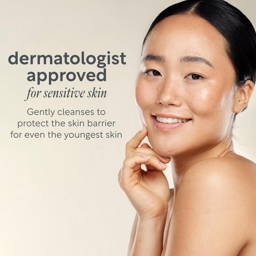 Lucy Bee Hydrating Foaming Face Wash, Dermatologist Approved for Sensitive Skin, 200+ Pumps, Certified Natural, Vegan & Palm Oil Free, Gentle Facial Cleanser, 5.07 fl oz.