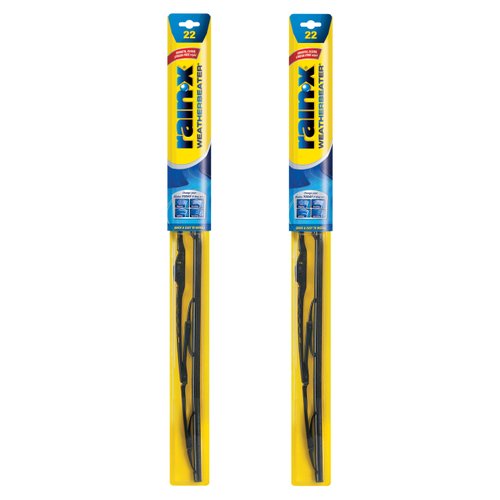 Rain-X 820149 WeatherBeater Wiper Blades, 22" Windshield Wipers (Pack of 2), Automotive Replacement Windshield Wiper Blades That Meet Or Exceed OEM Quality And Durability Standards