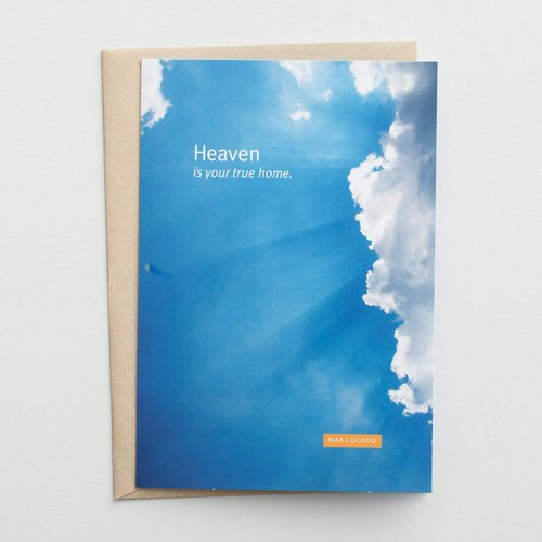 DaySpring - Max Lucado - Peace and Comfort - 6 Premium Sympathy Cards with Envelopes, TLB (57993)