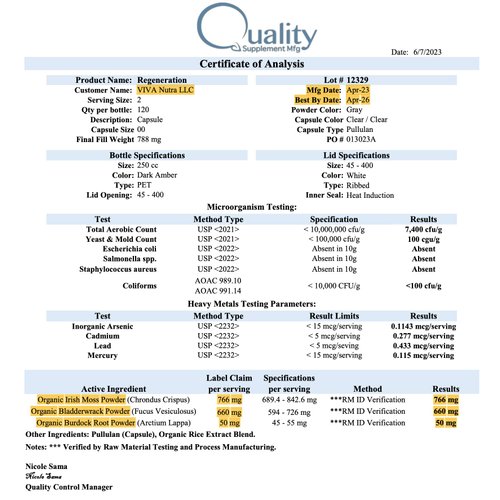 Irish Sea Moss Organic Bladderwrack Burdock Root 120 Capsules - Wildcrafted Seamoss Raw Organic Herb Cell Health Irish Moss Powder Gel Pills - Alkaline Supplements Vegan Super Food - 2 Month Supply