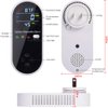 Carbon Monoxide Detector Plug in Wall, WESHLGD Portable Carbon Monoxide Detector for Travel, 3-in-1 CO Detector for Home and Travel Camping(CO Gas Meter Temperature Humidity Sensor)