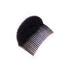 KDDOM 2 Pcs French style Bun Maker Braid Tool,Charming Bump It Up Volume Inserts Do Beehive Hair Styler Tool for Girl Woman Hair Accessories(Black,Brown)