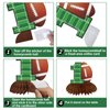 10Pcs Football 1st Birthday Decorations Honeycomb Centerpiece for Boys, First Year Down Football Theme Table Centerpiece Party Supplies, Sports Football One Year Old Birthday Table Topper Sign Decor