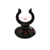 AQUANEAT 12 Pack Aquarium Suction Cup Clip Black, for Aquarium Heater, Tubing Hose, Plant, Decoration, Fish Tank (Small 3/4")