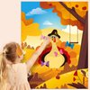 Thanksgiving Party Supplies Pin The Tie and Bow on The Turkey Thanksgiving Party Favors Activities Thanksgiving Game Gift Fall Festival Party Supplies for Kids Girls Boys