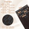 Clip in Hair Extensions Human Hair Double Weft Handmade Real Human Hair Extensions 8pcs 70g 100% Brazilian Virgin Human Hair for Women(#2 Dark Brown,18inch)