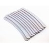 Yueton 20pcs 100/180 Grit Curve Double Sided Zebra File Emery Board Nail Files