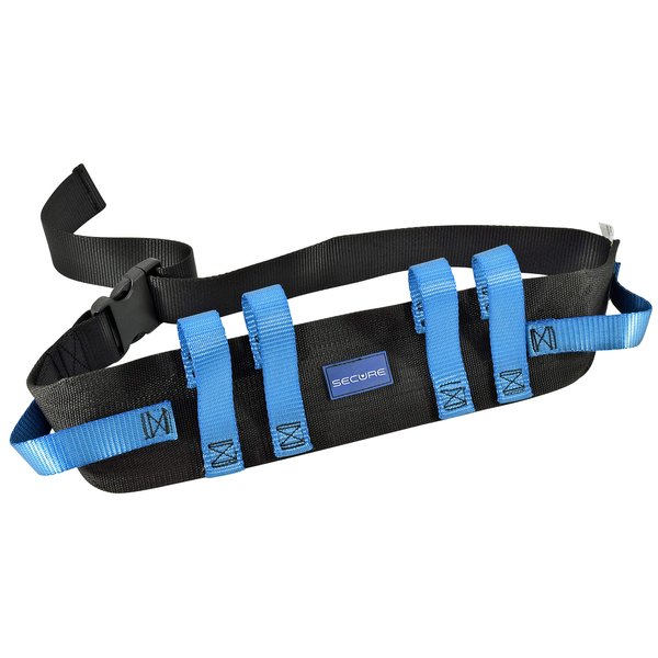 Secure Gait Belt with Handles for Seniors, Clip Buckle, 52"x4" - Medical Walking & Transfer Gate Belts for Lifting Elderly, Physical Therapy Sit to Stand Patient Lift Aid Assist, Nursing Students