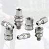 Raincovo Pressure Washer Quick Connect 3/8 Inch, Pressure Washer Fittings, Stainless Steel Adapter Set, Female and Male Thread, 8 Pieces