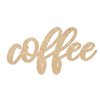 Coffee Wood Words, Wood Cutouts for crafts, Laser Cut Wood Shapes 5mm thick Baltic Birch Wood, Multiple Sizes Available