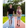 WATERFLY Fanny Pack Waist Bag: Travel Hip Pouch Bum Bag Plus Size Crossbody Fannie Pack Adjustable Belt Waistpack Phanny Fannypack for Man Woman Hiking Walking Jogging