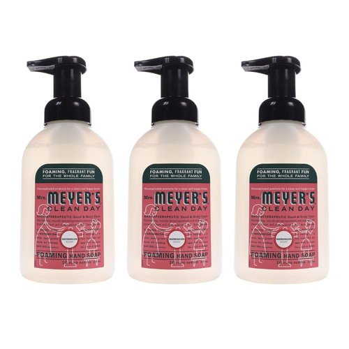 MRS. MEYER'S CLEAN DAY Foaming Hand Soap, Watermelon Scent 10 Fl oz (Pack of 3)
