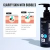 Soo'AE Black Charcoal Double Bubble Mask Cleanser -2 𝗶𝗻 1 𝗢𝘅𝘆𝗴𝗲𝗻 𝗕𝘂𝗯𝗯𝗹𝗲 𝗠𝗮𝘀𝗸 𝗮𝗻𝗱 𝗙𝗮𝗰𝗲 𝗪𝗮𝘀𝗵 Cleansing Foam Double Cleanse for Men and Women 200mL