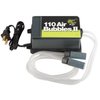 Marine Metal A-2 Air Bubbles Pump with Tubing & Air Stones for Live Bait (110 Volts), Black