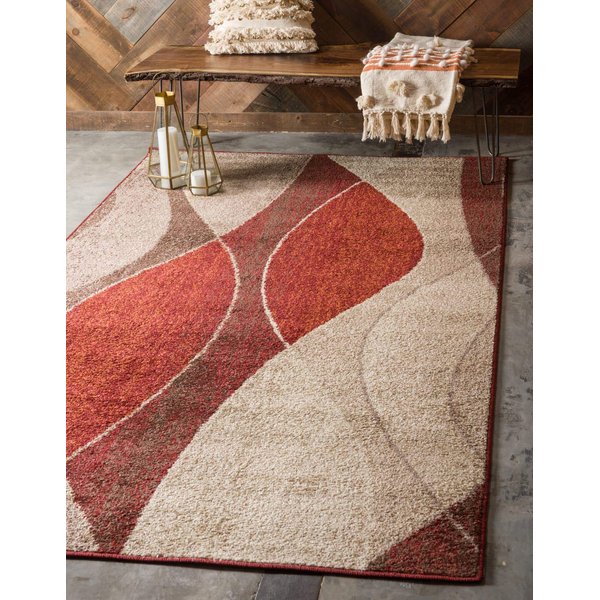 Unique Loom Autumn Collection Area Rug - Plantation (2'x 3' 1" Rectangle, Multi/ Beige)