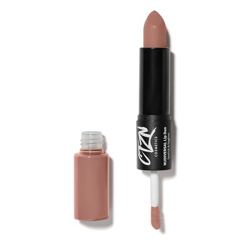 CTZN Cosmetics - Nudiversal Lip Duo Lipstick + Lip Gloss | Vegan, Cruelty-Free, Inclusive Beauty (Shade 13: Kuala Lumpur)